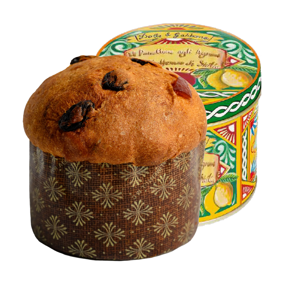Fiasconaro Panettone Agli Agrumi Allo Zafferano Di Sicilia Verde Dolce & Gabbana 1000 g