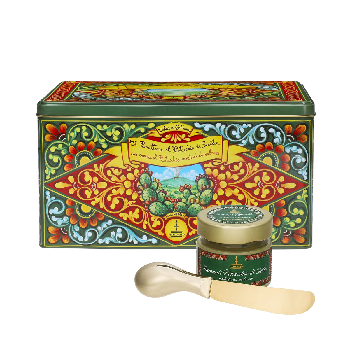 Fiasconaro Panettone Al Pistacchio Di Sicilia Verde Dolce & Gabbana 1000 g