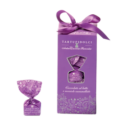 Antica Tartufi dolci Le personalizzabili Cioccolato al Latte e Nocciole Caramellate – Geschenkschachtel