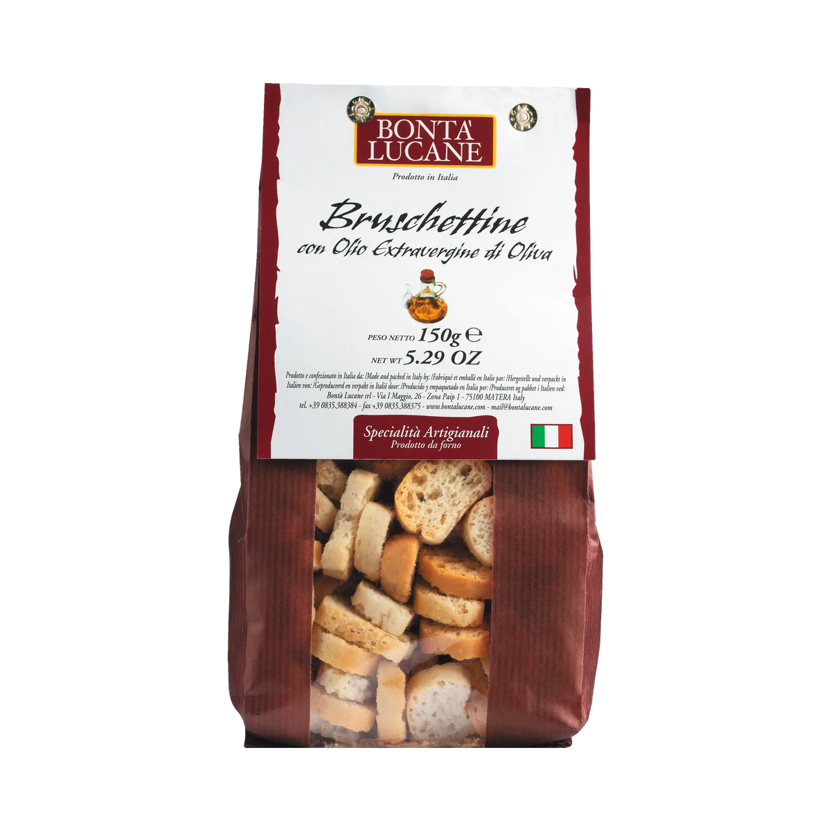 Bontà Lucane Bruschettine all'Olio extra Vergine di Oliva