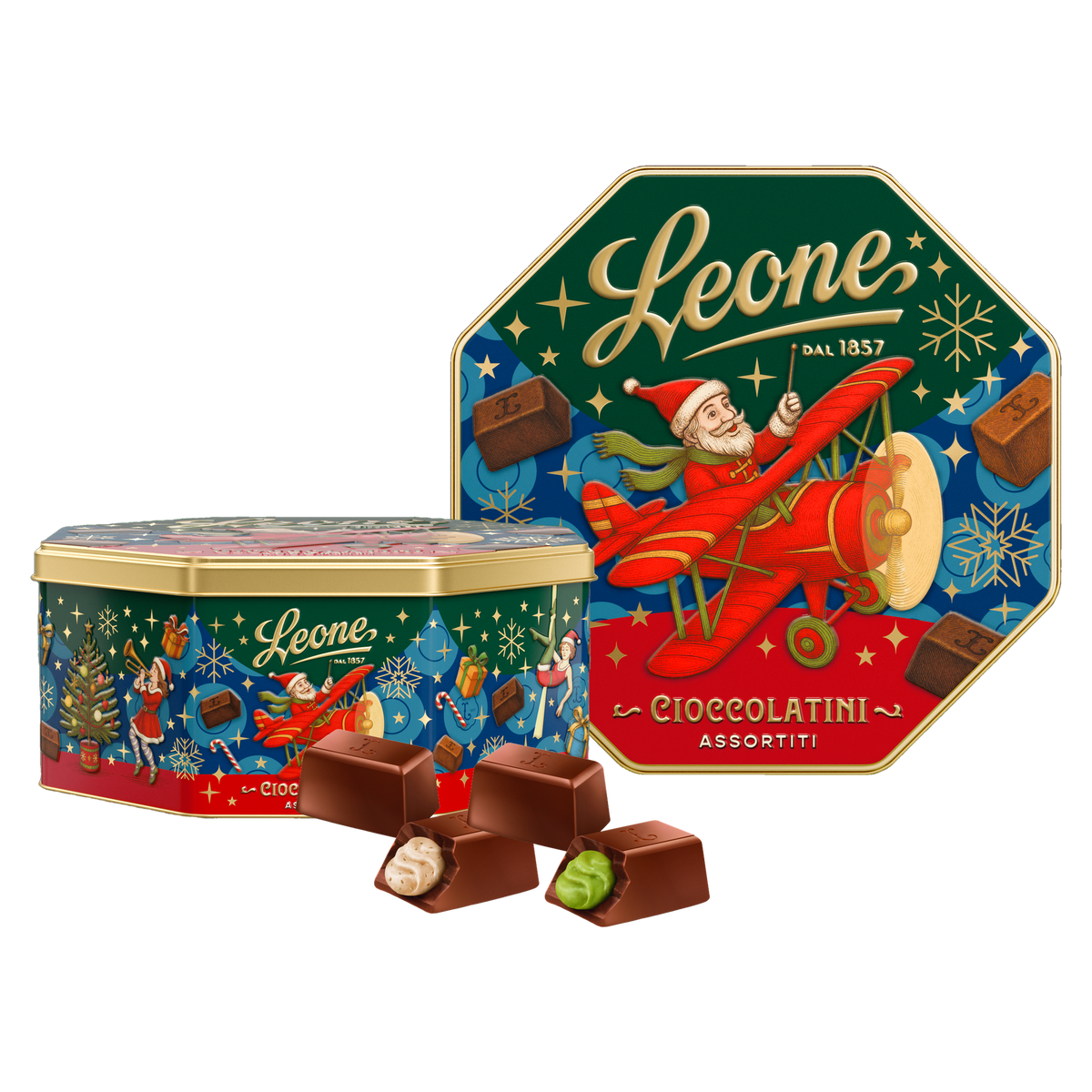 Leone Cremepralinen Cioccolatini Assortiti Composing