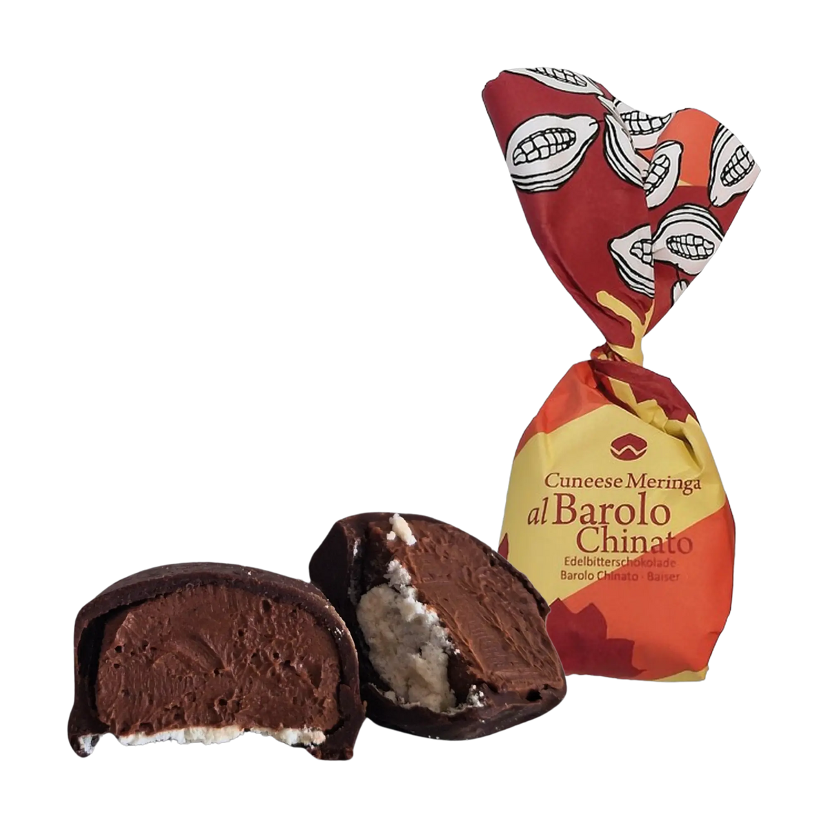 Tutto Cioccolato Cuneesi con Meringa al Barolo Chinato