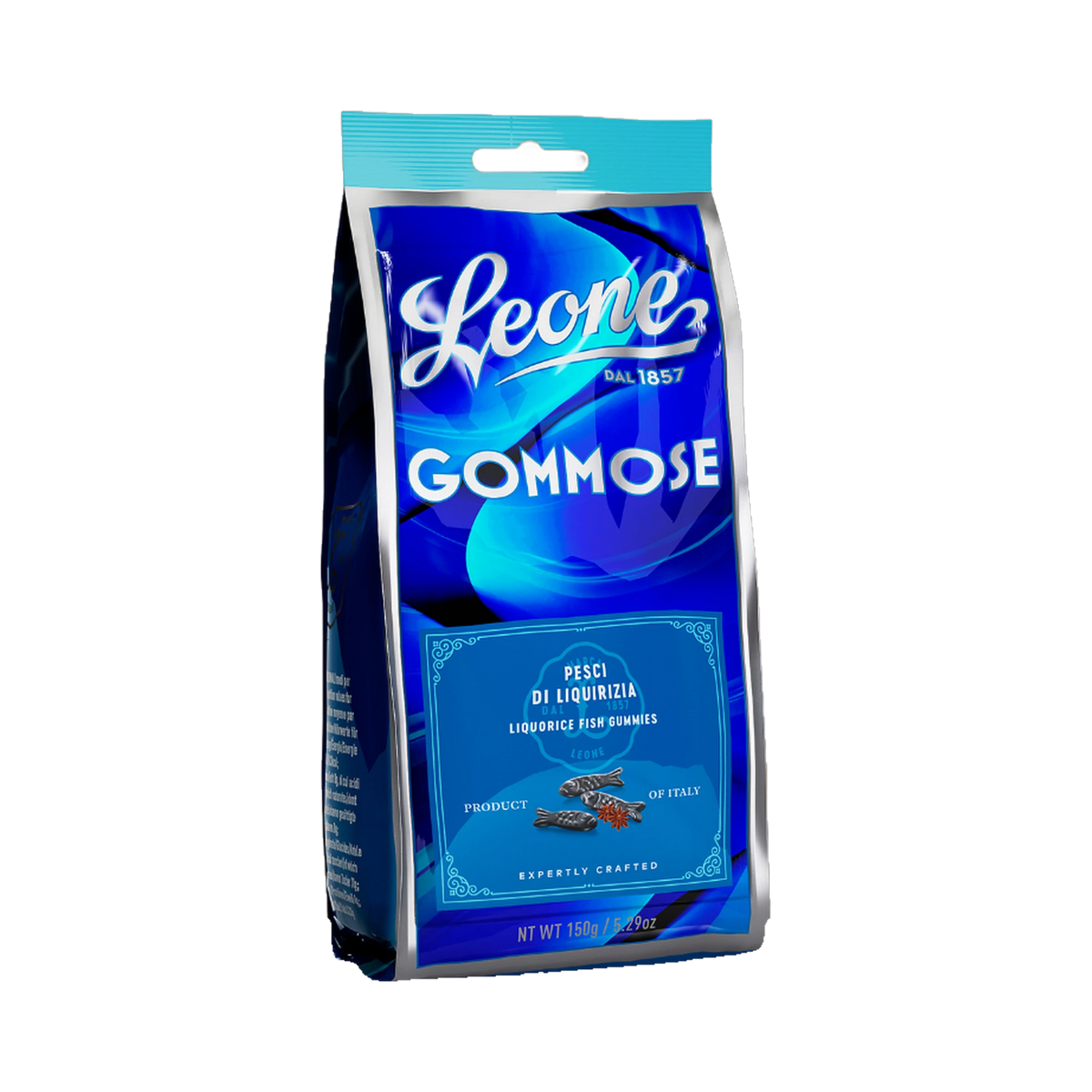 Leone Gommose Pesci di Liquirizia 150g Beutel freigestellt