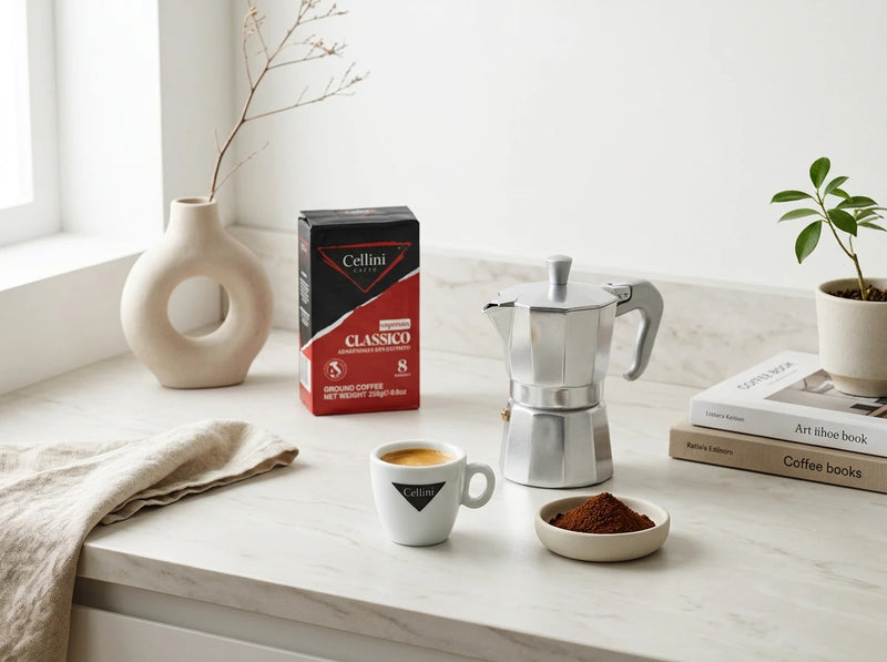 Espressopulver gemahlen