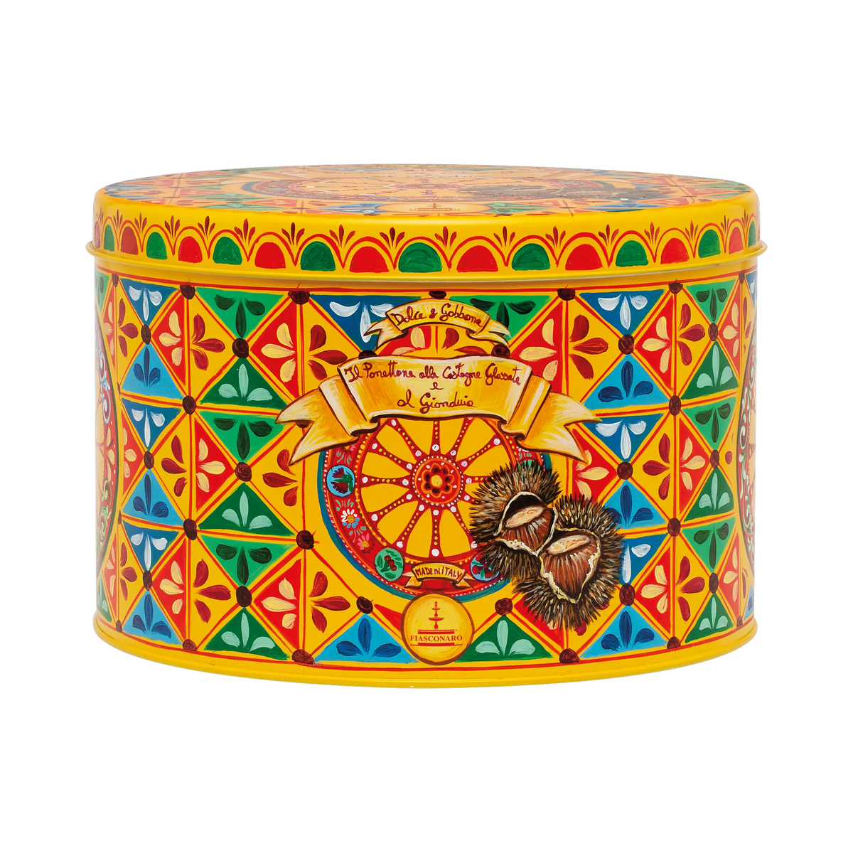 Fiasconaro Panettone Castagne Glassate al Gianduia Dolce & Gabbana 1kg - Dose