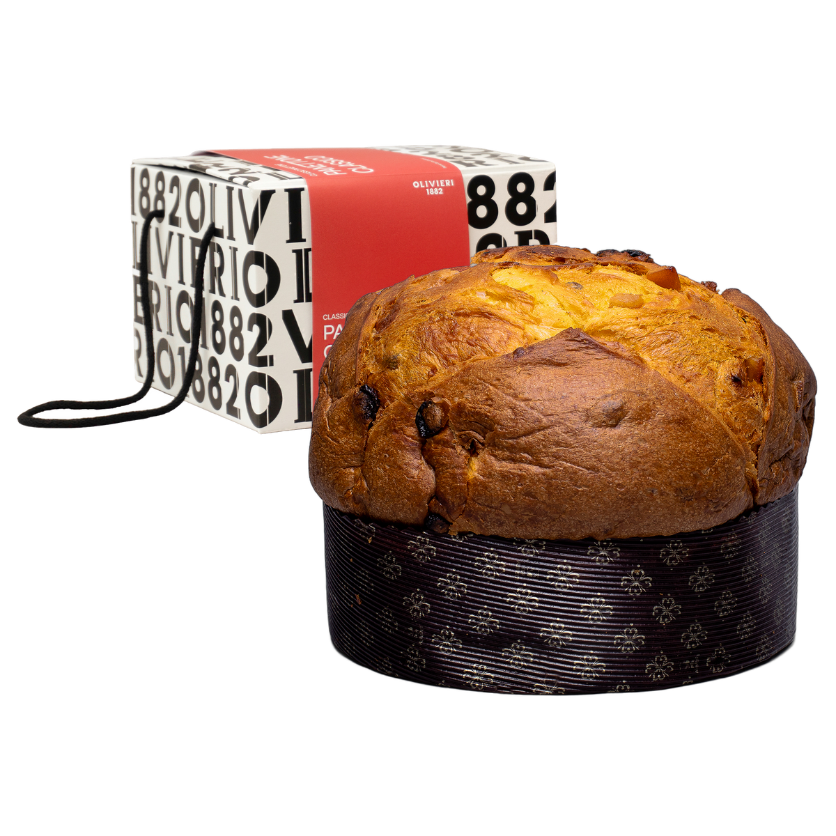 Olivieri 1882 Panettone Classico 1 kg mit Geschenkkarton