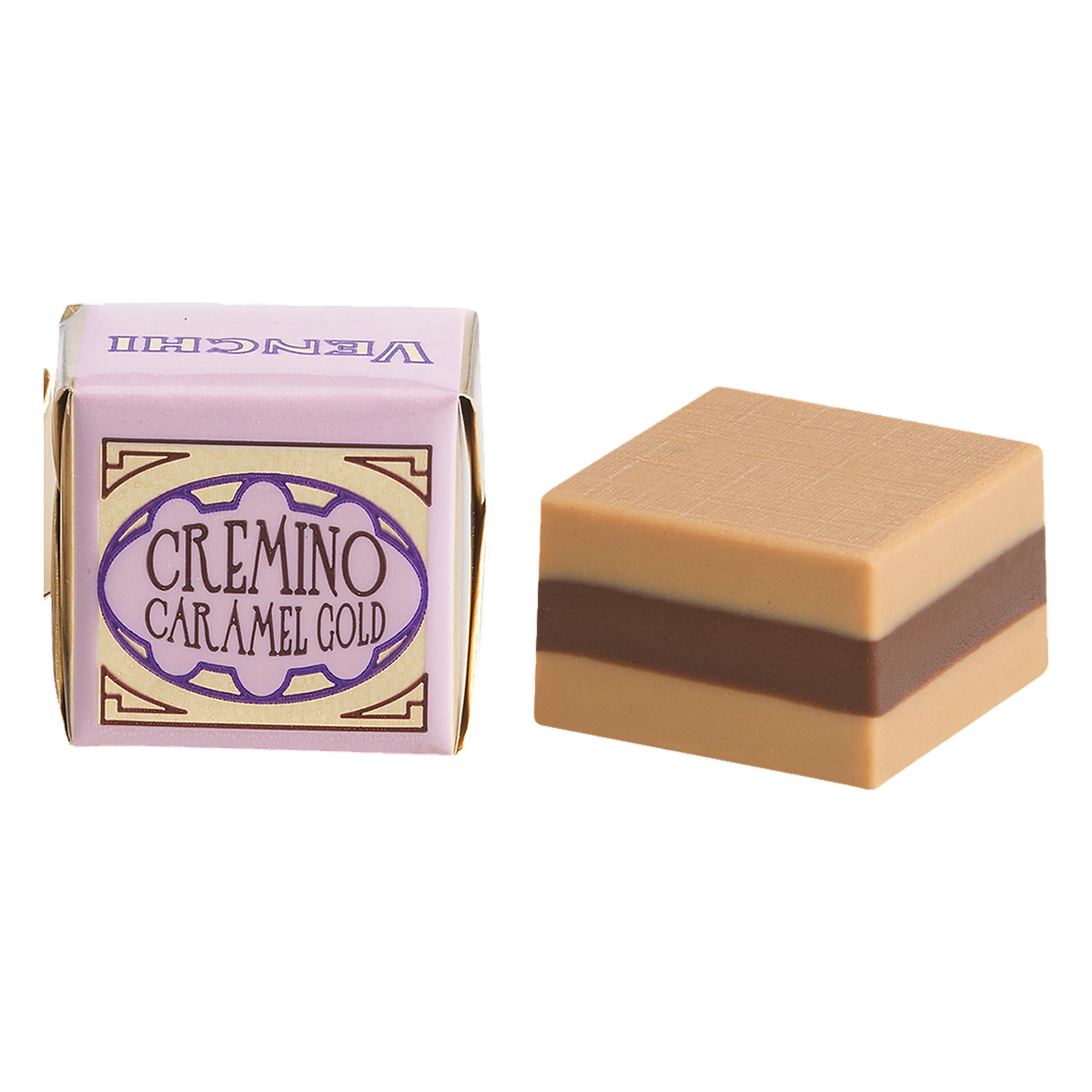 Venchi Gianduja Cremino Caramel Gold