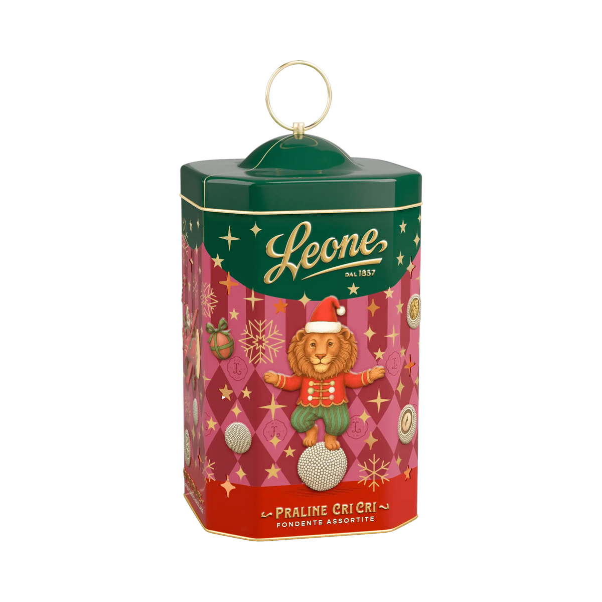 Leone Cri Cri Zartbitter Weihnachts-Laterne