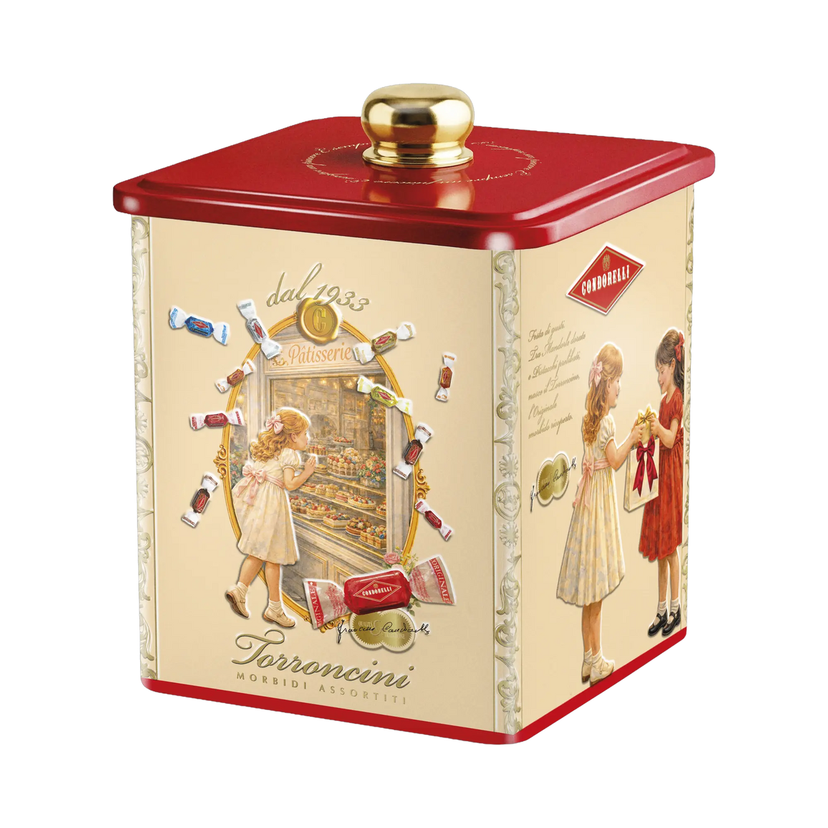 Condorelli Torroncini Nougat-Pralinen, Schmuckdose