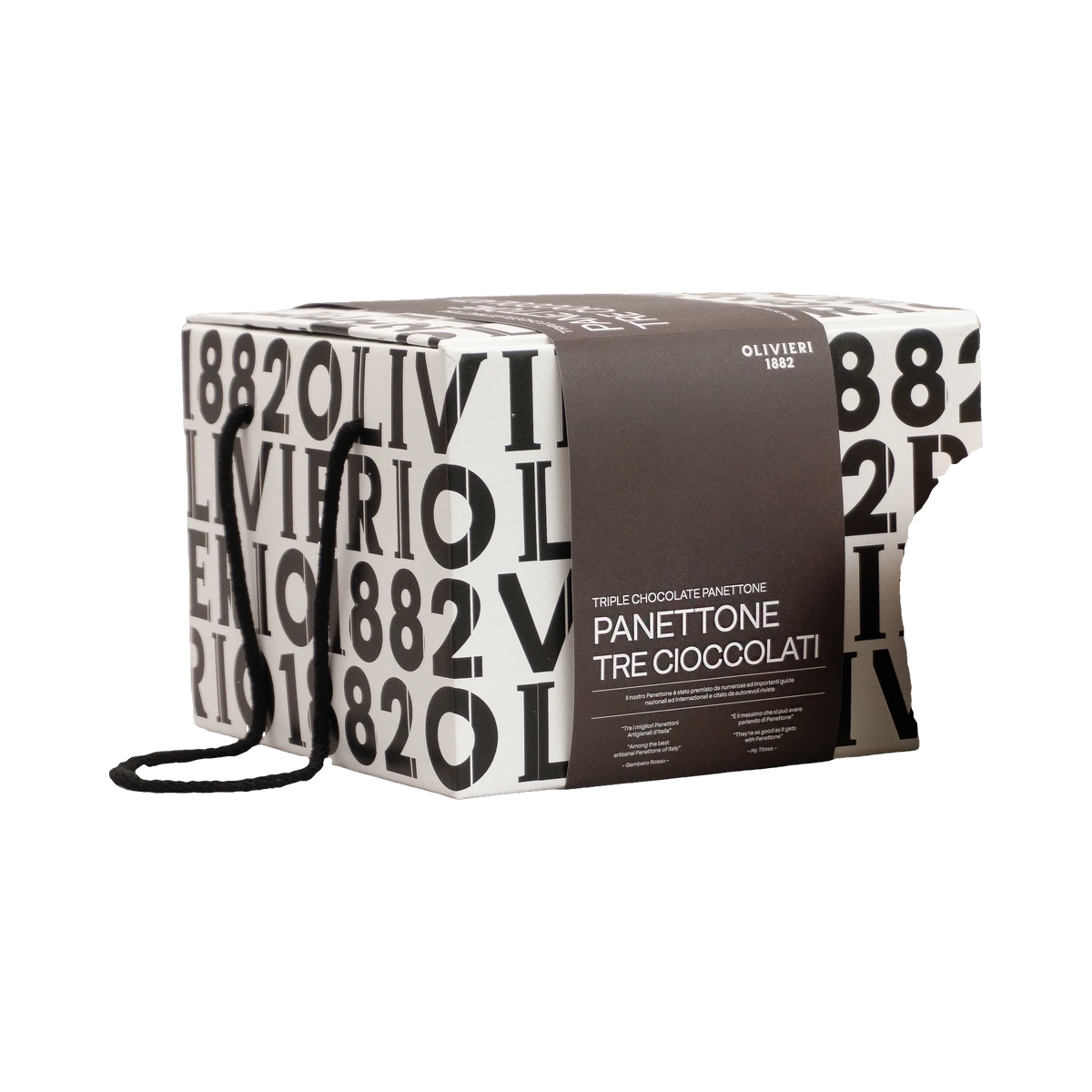 Olivieri 1882 Panettone Tre Cioccolati - Verpackung