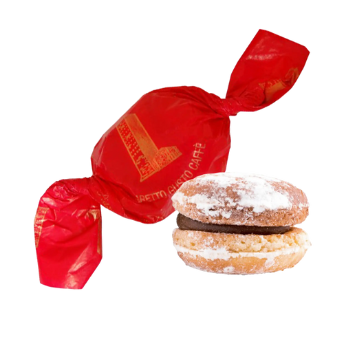 Amaretti Mauro Macarons Kaffee mit Schokoladenganache