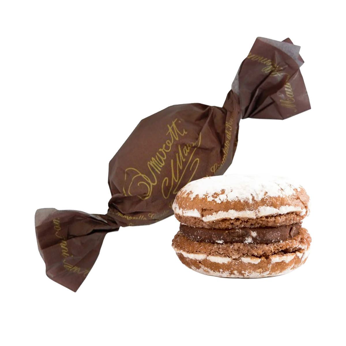 Amaretti Mauro Macarons Edelbitterschokolade und Rum