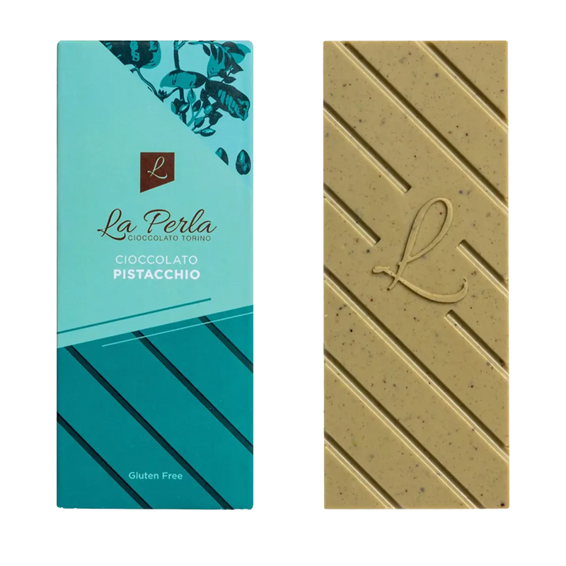 La Perla weiße Tafelschokolade mit Pistazien 60g