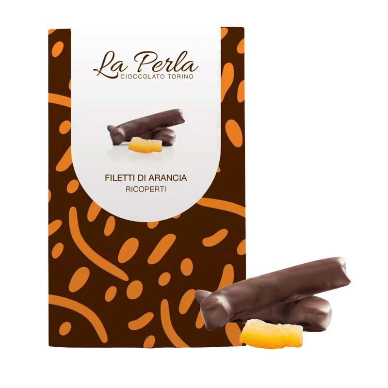 La Perla Filetti di Arancia Ricoperti 110g