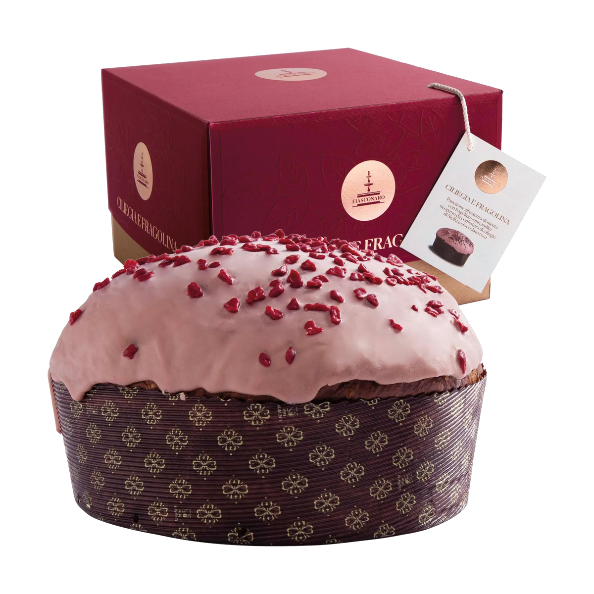 Fiasconaro Panettone Ciliegia E Fragolina 1000 g