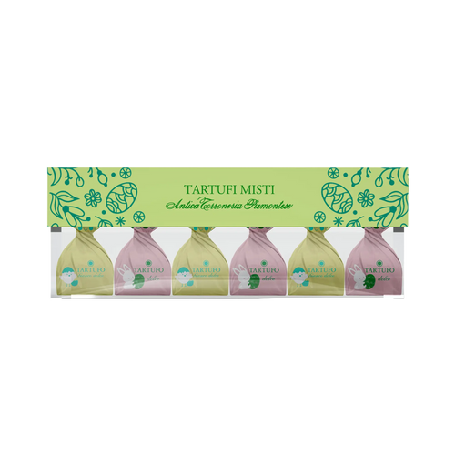 Antica Tartufi Dolci Oster Box bianco & neri 85g