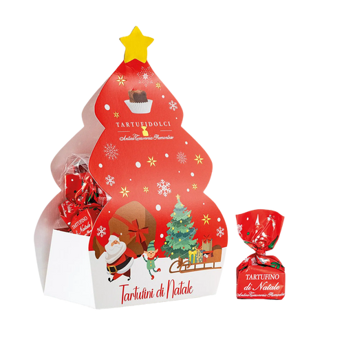 Antica Tartufini di Natale Confezione Alberello Rosso 180g
