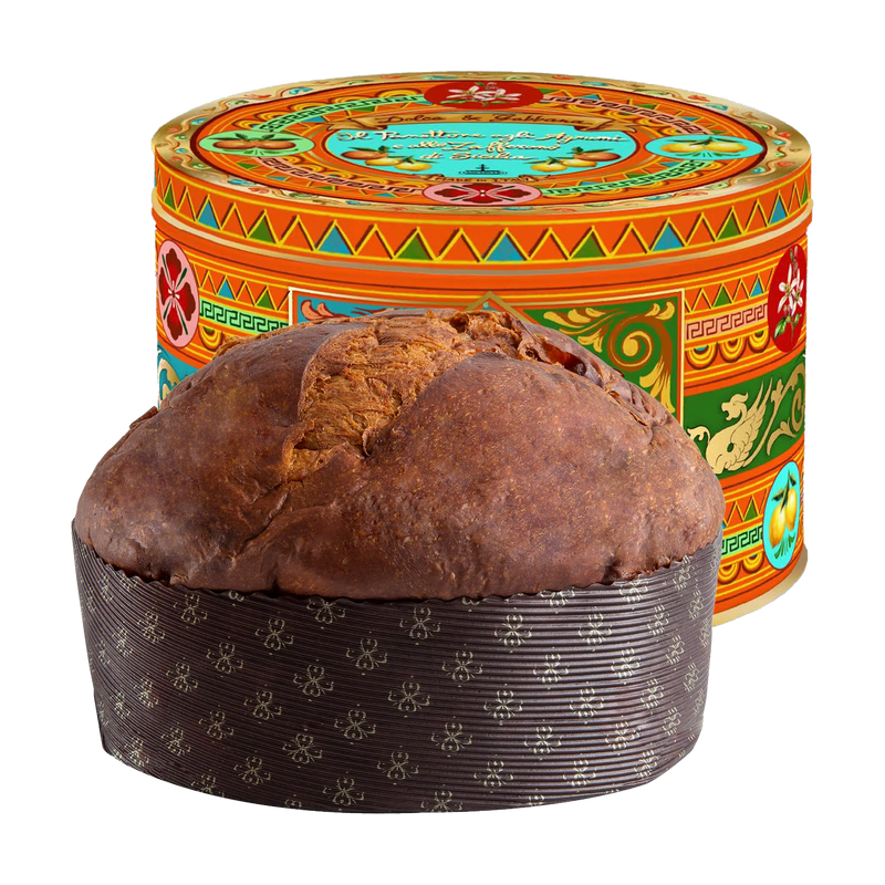 Fiasconaro Panettone Agli Agrumi Allo Zafferano Di Sicilia Giallo Dolce & Gabbana 500 g