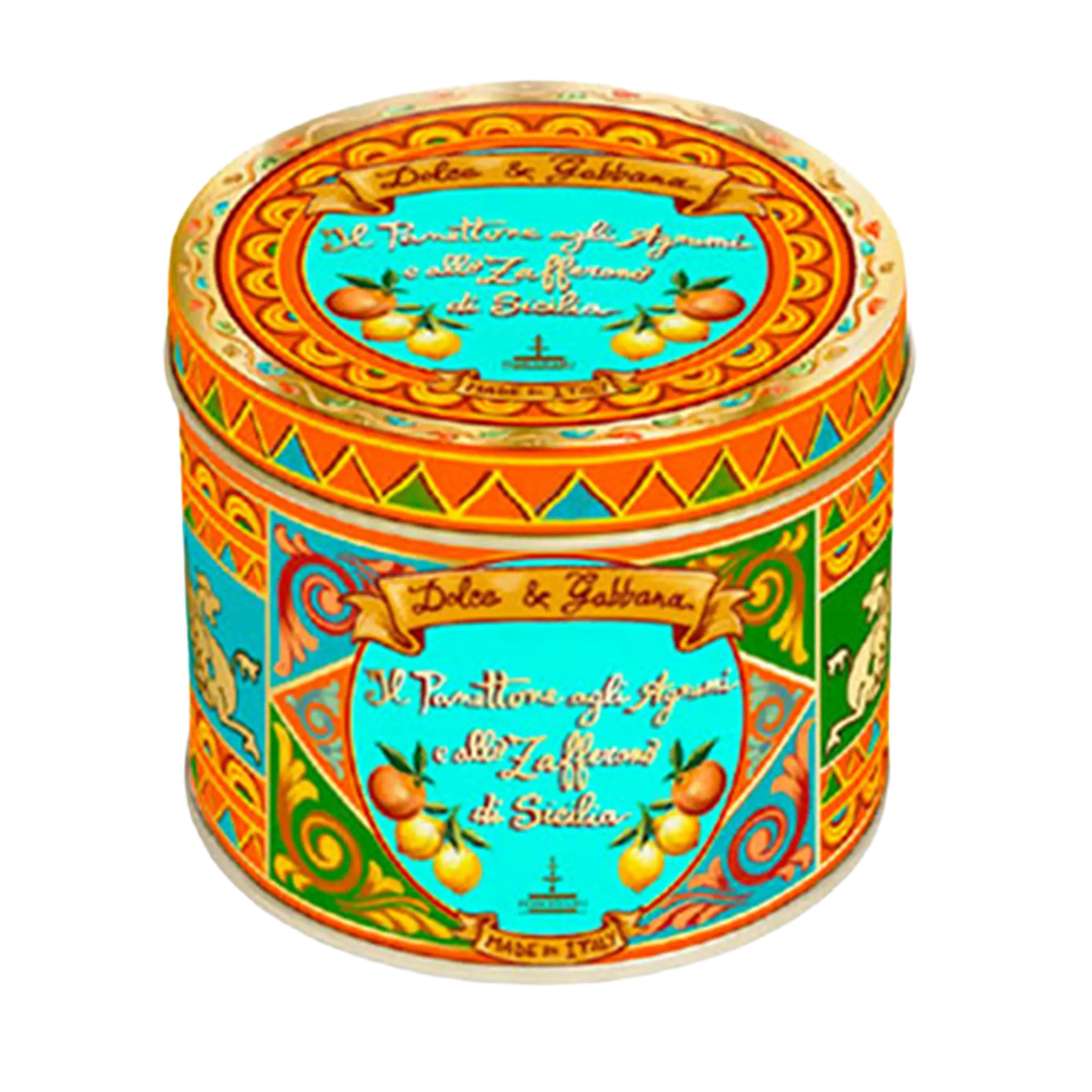 Fiasconaro Panettone Agli Agrumi Allo Zafferano Di Sicilia Piccolo Dolce & Gabbana Blu 100 g
