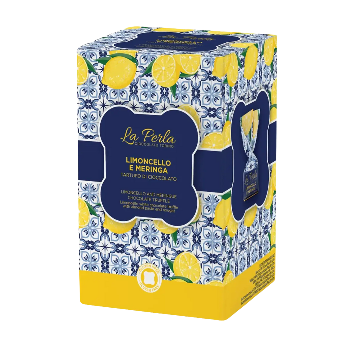 La Perla Tartufi Limoncello E Meringa Geschenkbox 150g