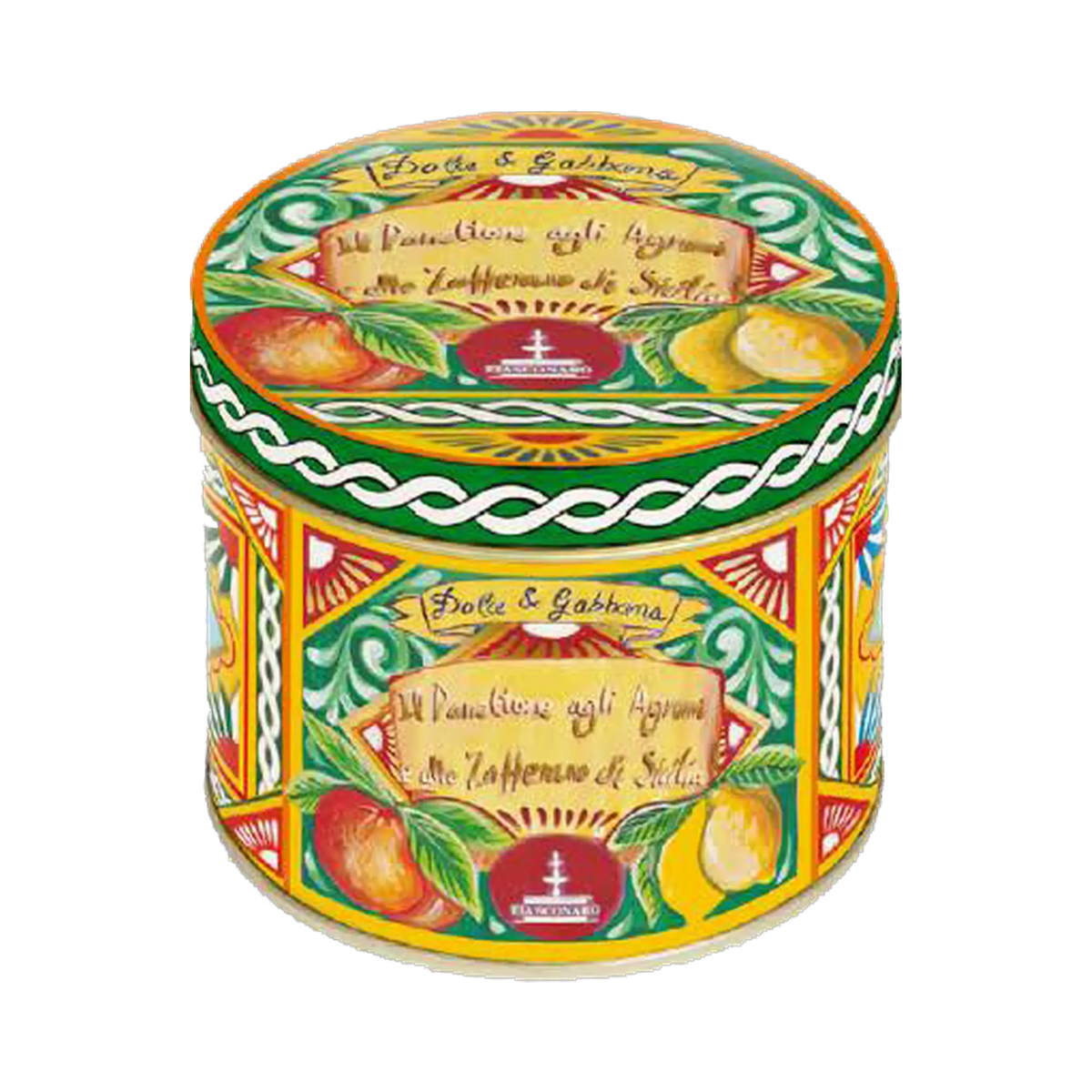 Fiasconaro Panettone Agli Agrumi Allo Zafferano Di Sicilia Verde Dolce & Gabbana 1000 g