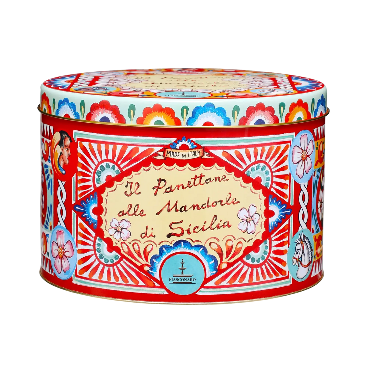 Fiasconaro Panettone Alle Mandorle Di Sicilia Rosso Dolce & Gabbana 1000 g