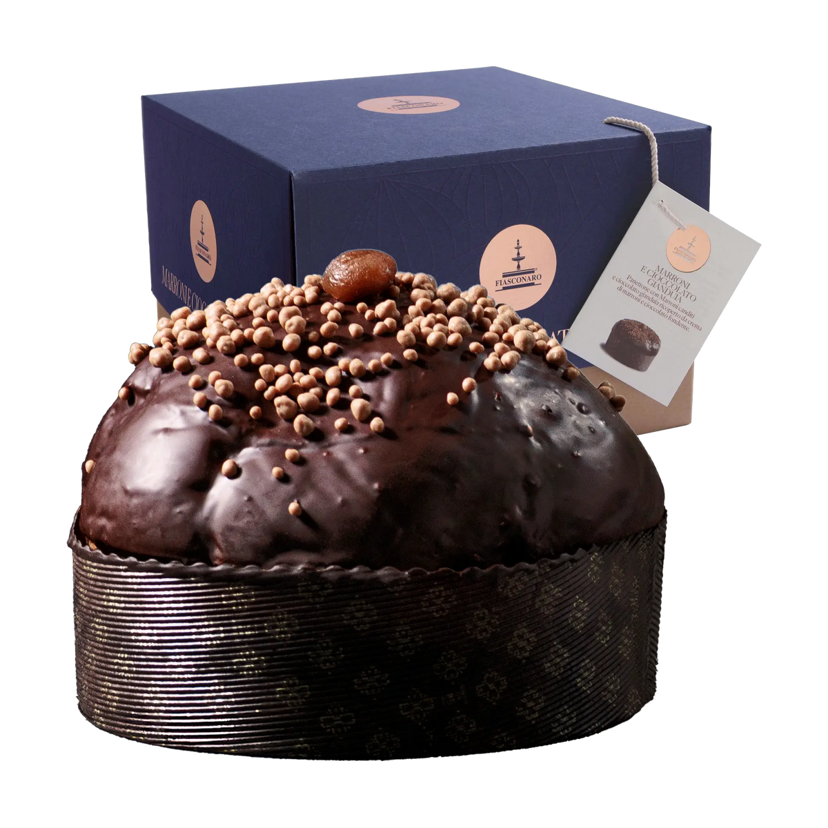 Fiasconaro Panettone Marrone E Cioccolato Gianduja 1000 g