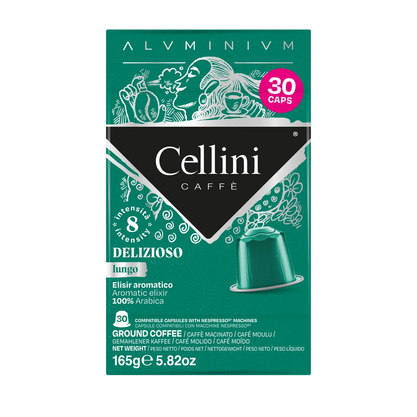 Lungo Delizioso Kaffeekapseln 30er