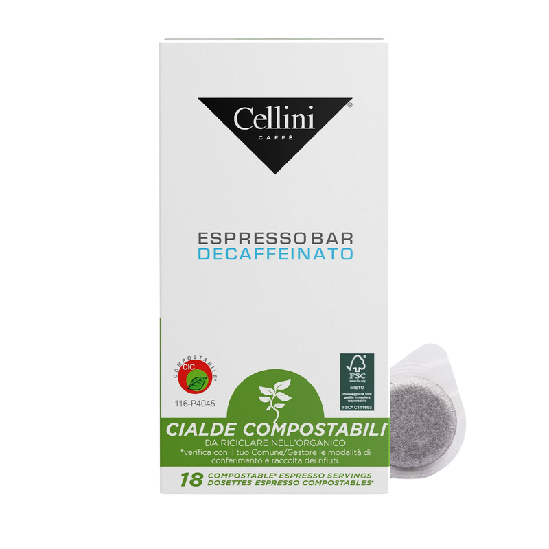 Cellini E.S.E. Kaffeepads Barista Espresso Entkoffeiniert