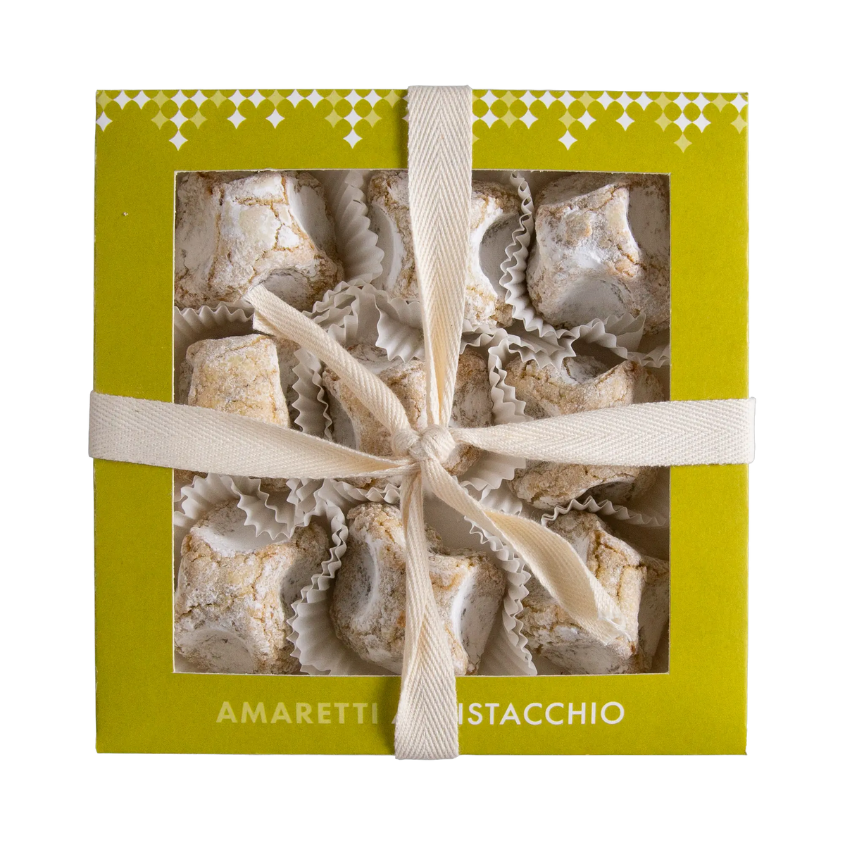 Amaretti Morbidi Pistazie von Marabissi in der Geschenkschachtel