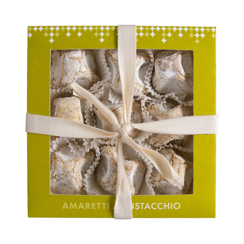 Amaretti Morbidi Pistazie von Marabissi in der Geschenkschachtel