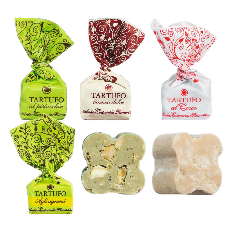 Antica Torroneria Tartufi weiße Mischung 4 Sorten Set