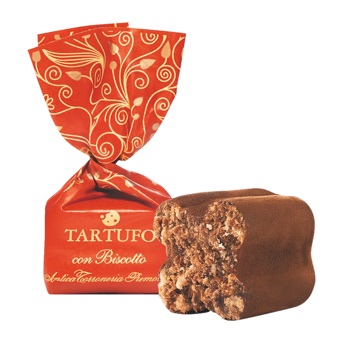Antica Tartufo con Biscotto - Praline und Verpackung