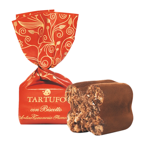 Antica Tartufo con Biscotto - Praline und Verpackung