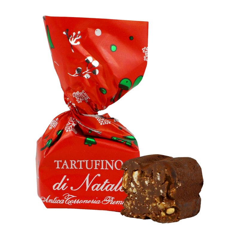 Antica Tartufino Dolce di Natale – verpackt und angeschnitten
