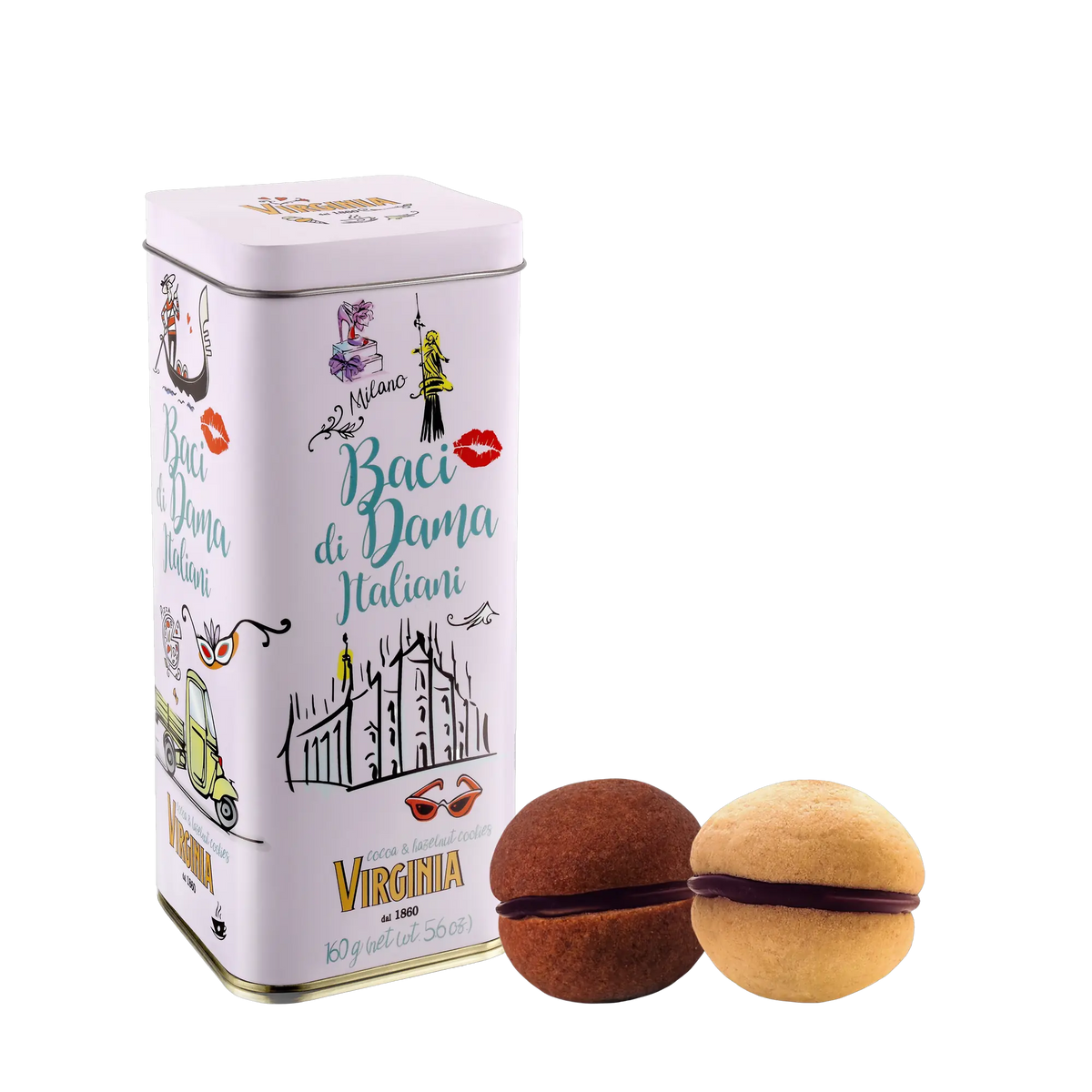 Virginia Baci di Dama Dose 160g – Kombi