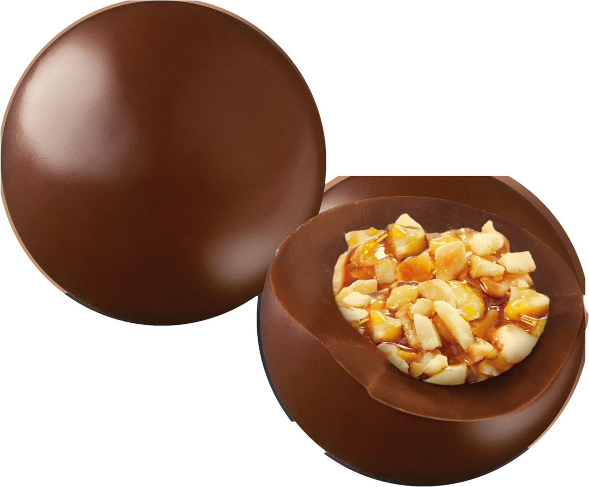Leone Cioccolatino Fondente Nocciola Anschnitt
