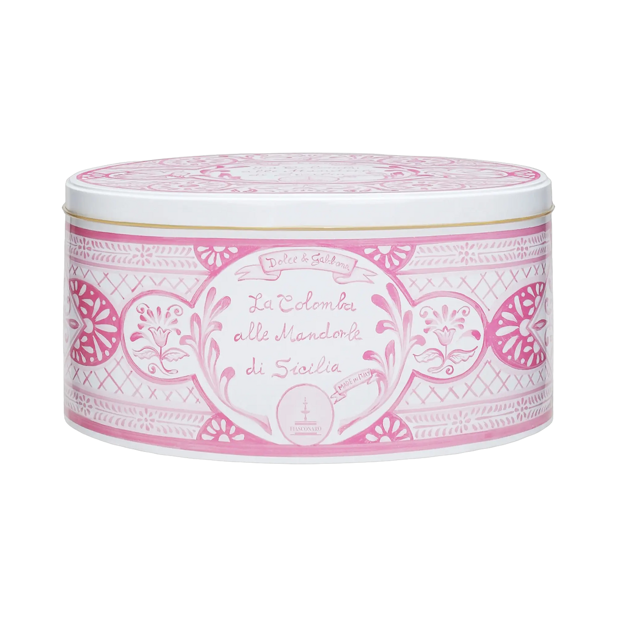 Fiasconaro La Colomba Alle Mandorle Di Sicilia Dolce & Gabbana Rosa