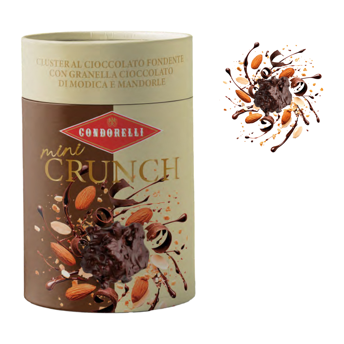 Condorelli Mini Crunch Zartbitter, Mandel & Modica-Schokolade
