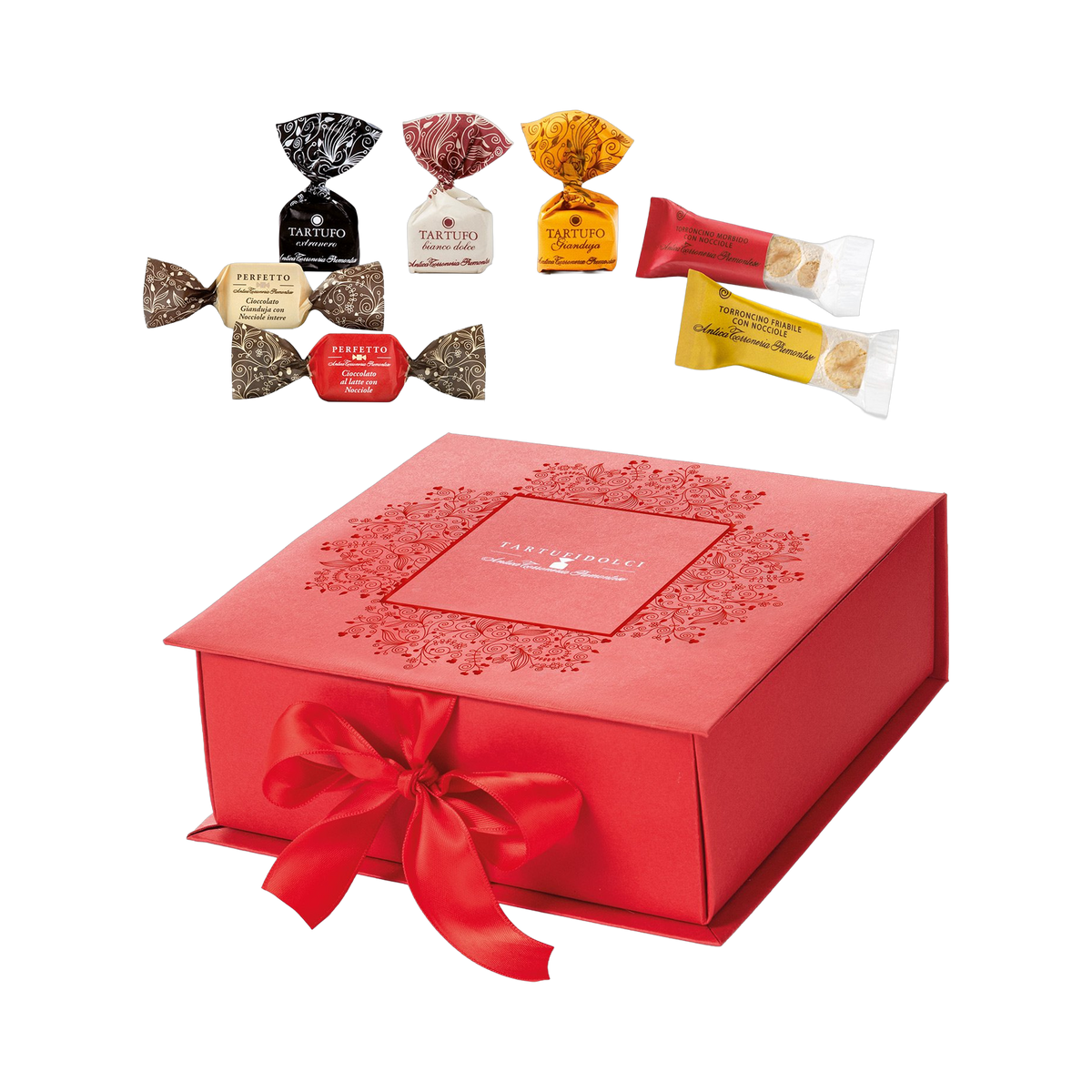 Antica Confezione Fancy Schachtel 500g – Geschenkbox mit Tartufi dolci