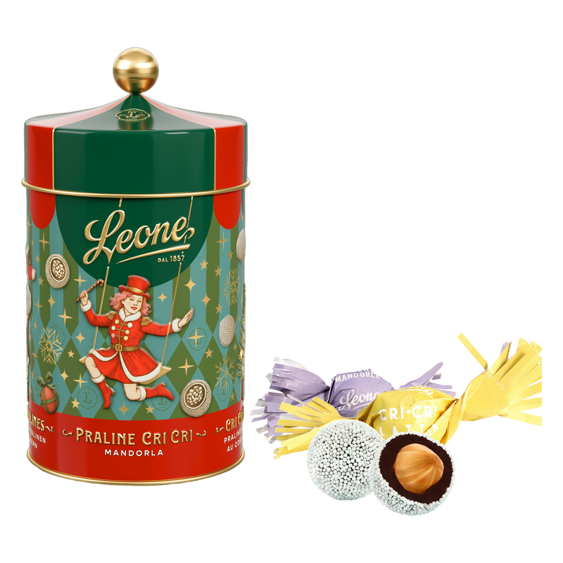 Leone Cri Cri Mandel Weihnachtsdose Composing