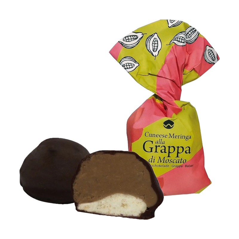 Tutto Cioccolato Cuneesi con Meringa alla Grappa