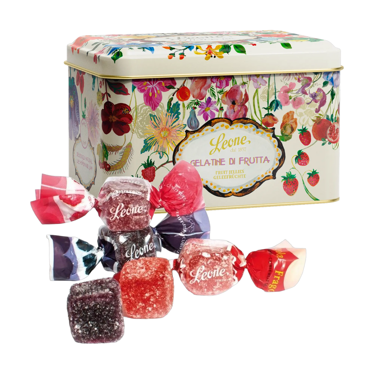 Leone Latta Regalo con Gelatine di frutta