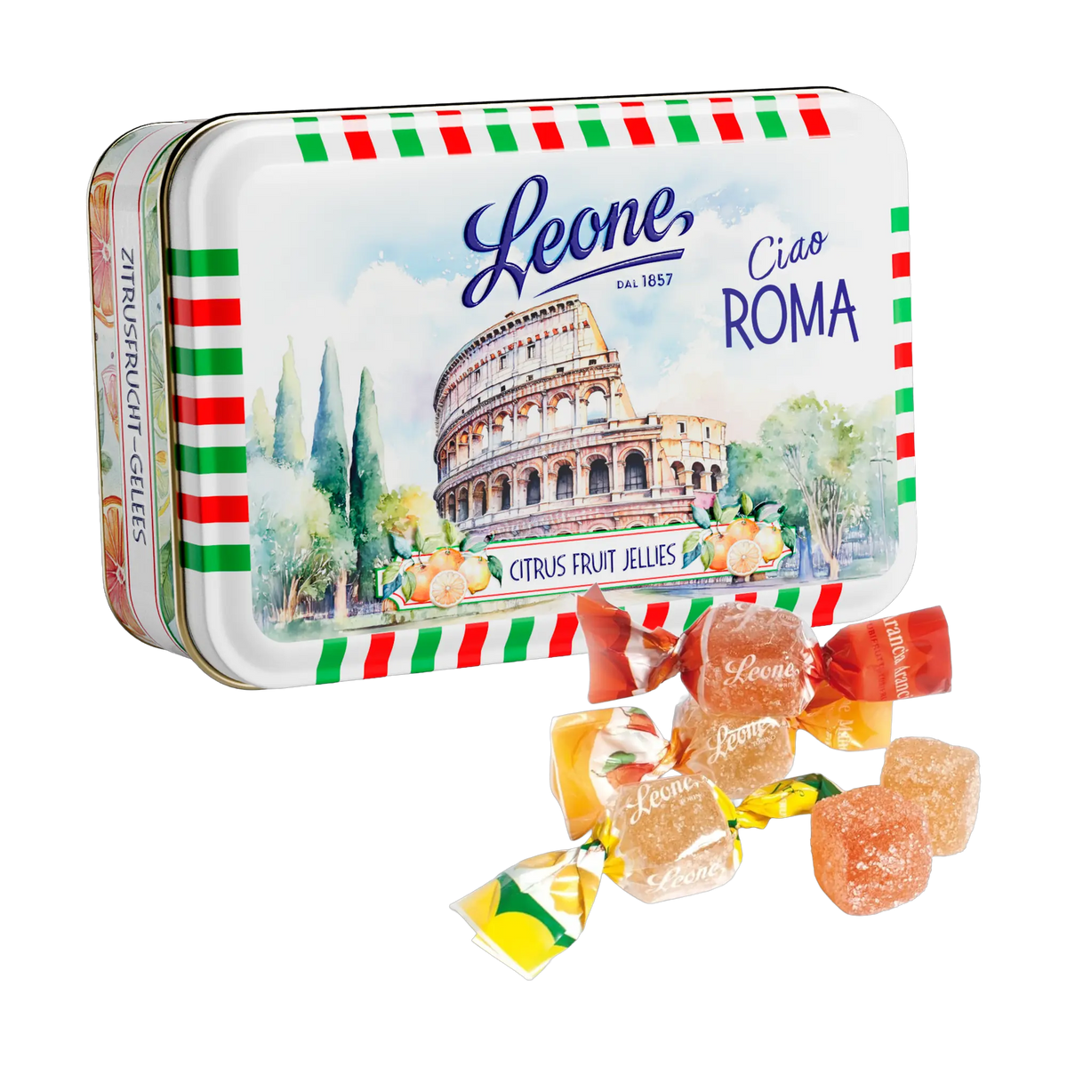 Leone Collezione Cartoline Gelée assortite agrumi Roma