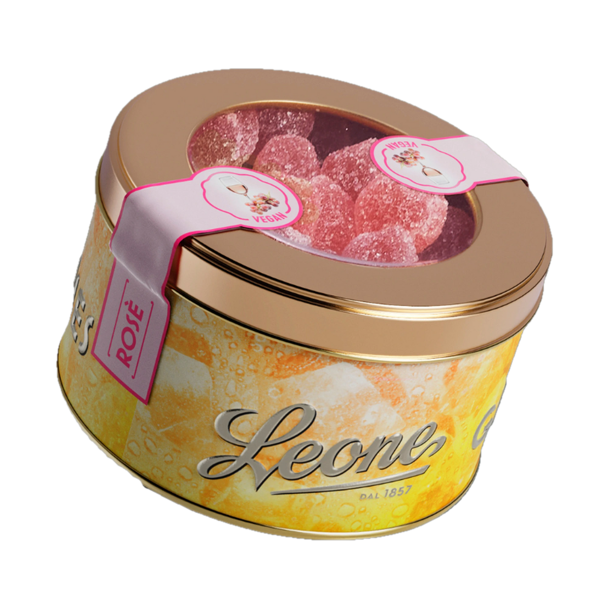 Leone Tondini Gelée Vin Rosé 150g Dose freigestellt