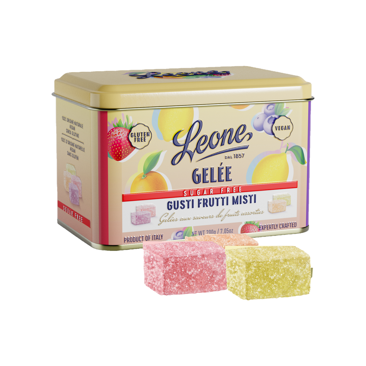 Leone Gelée zuckerfrei Frutti Misti Composing