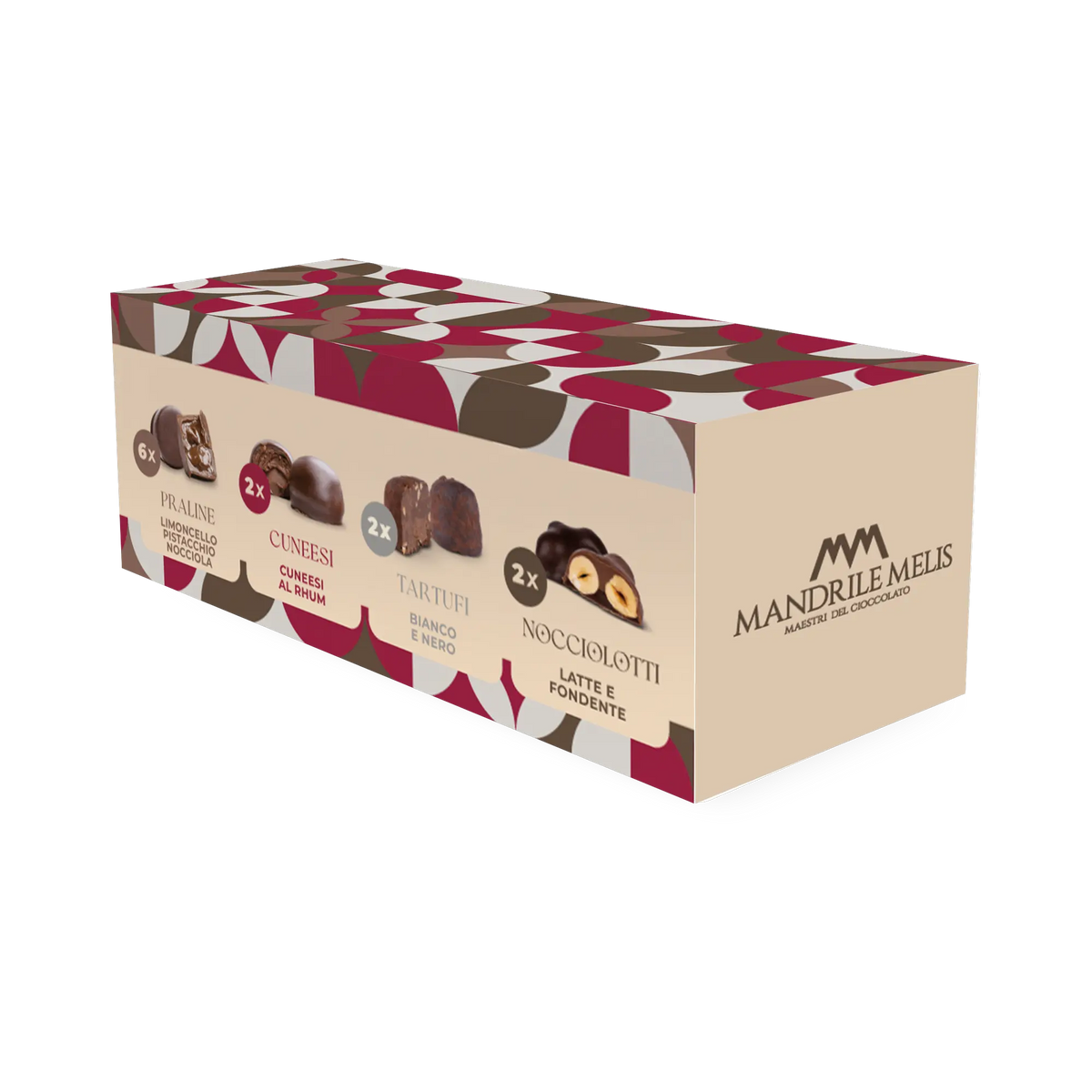 Mandrile Melis Degustationsbox Cuneesi Nocciolotti & Tartufi