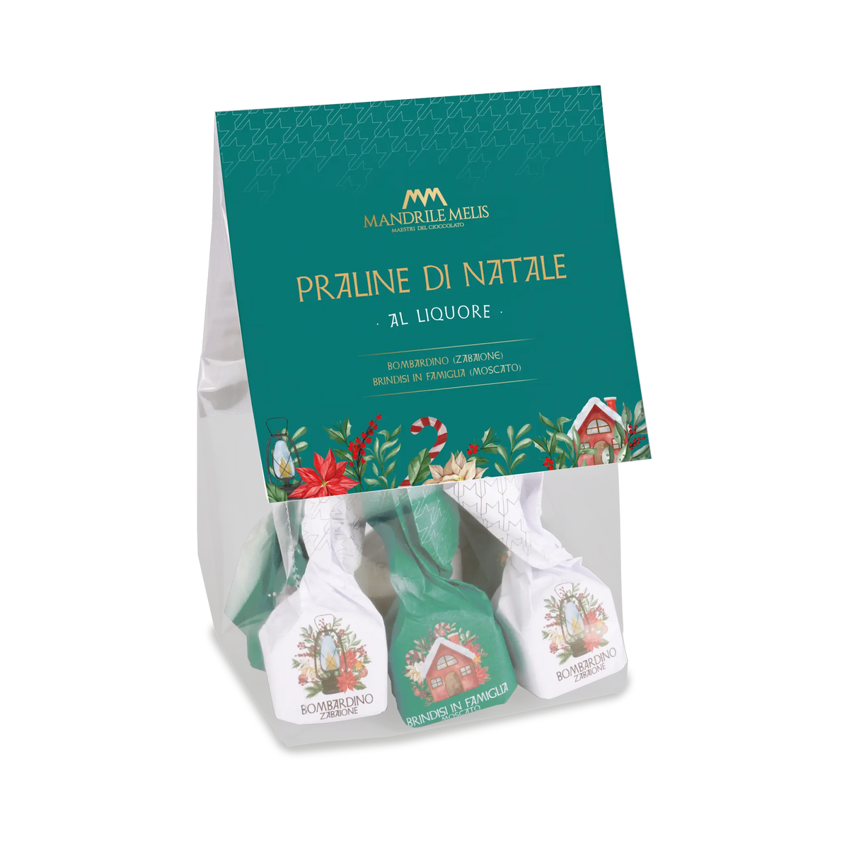 Mandrile Melis Cuneesi Praline di Natale al Liquore Zabaione & Moscato