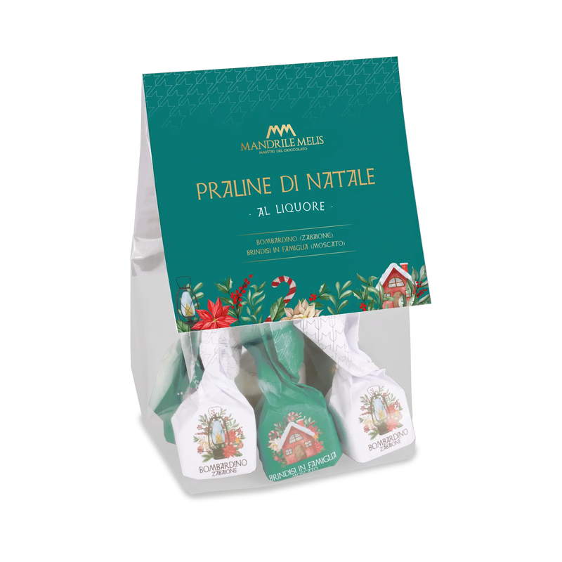 Mandrile Melis Cuneesi Praline di Natale al Liquore Zabaione & Moscato