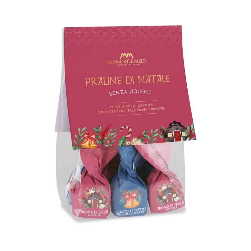 Mandrile Melis Cuneesi Praline di Natale Senza Liquore Zimt & Torroncino